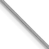 10k WG .9mm Round Snake Chain
